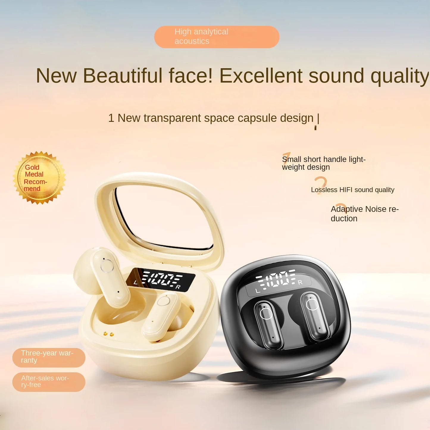 Ultra-Small Mini Bluetooth Headset with Painless Fit with High Quality Sound.