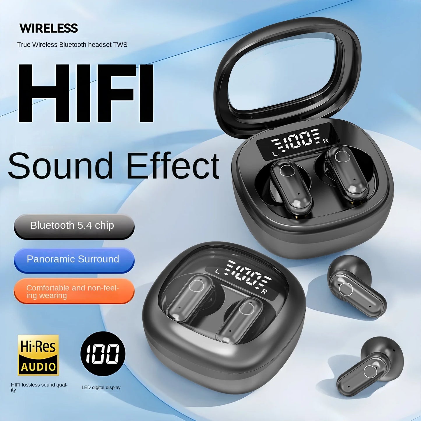 Ultra-Small Mini Bluetooth Headset with Painless Fit with High Quality Sound.