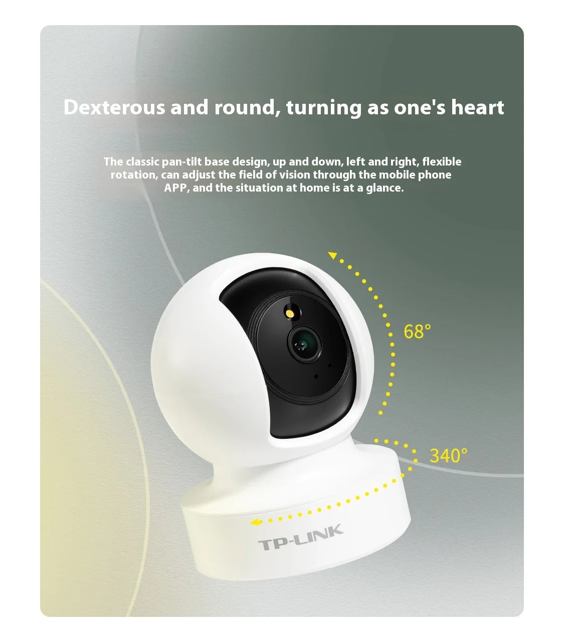 TP-Link 4MP Smart PTZ Camera – Full-Color Night Vision, Intercom & Wireless Control
