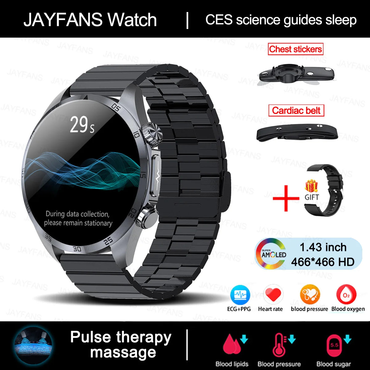 Xiaomi Medical Grade Smartwatch – ECG, Blood Glucose, Pressure, Laser Therapy