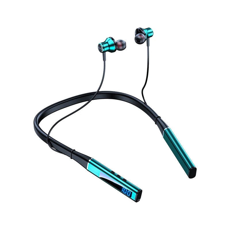 Neckband Earphone With Microphone Auriculate Sport Headset HD Bass Sd Card