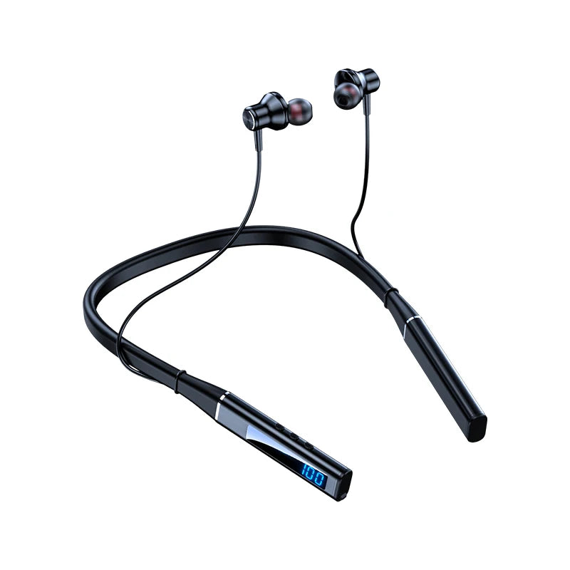 Neckband Earphone With Microphone Auriculate Sport Headset HD Bass Sd Card