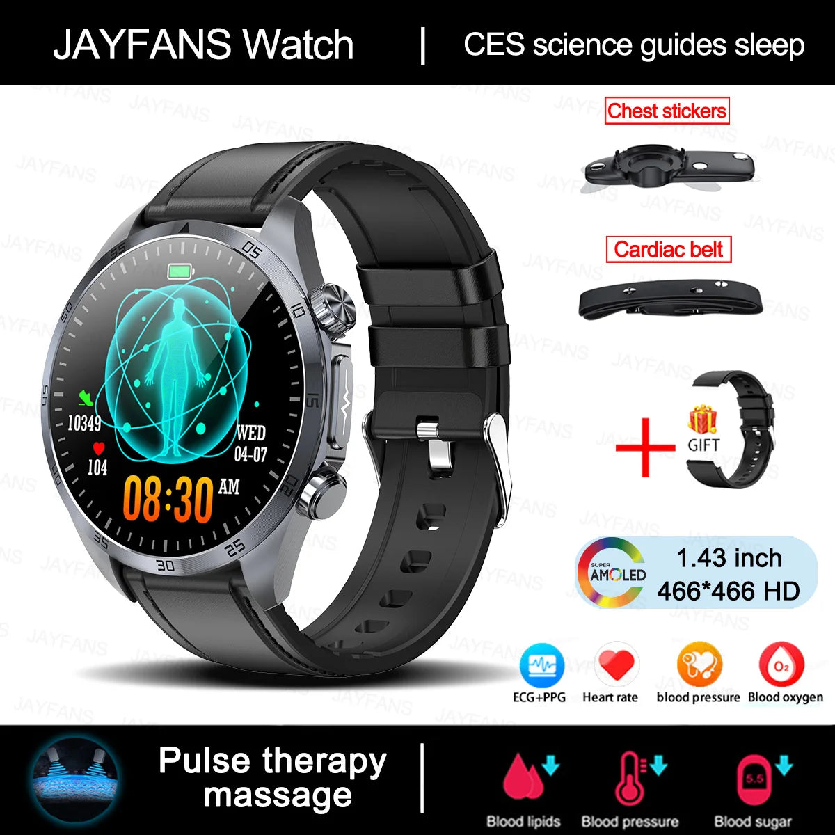 Xiaomi Medical Grade Smartwatch – ECG, Blood Glucose, Pressure, Laser Therapy
