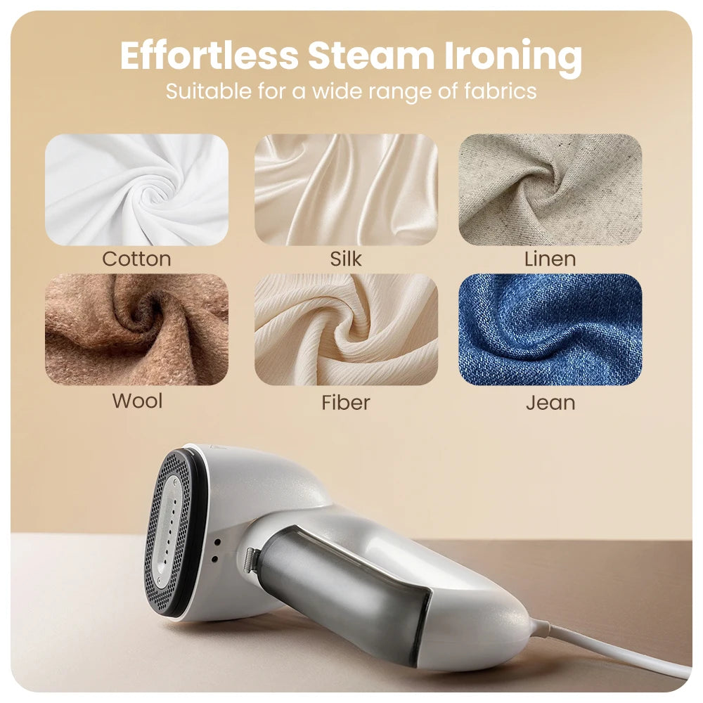 Neakasa Portable Electric Clothes Steam Iron with Mite Removal & Self-Suction for Travel & Home