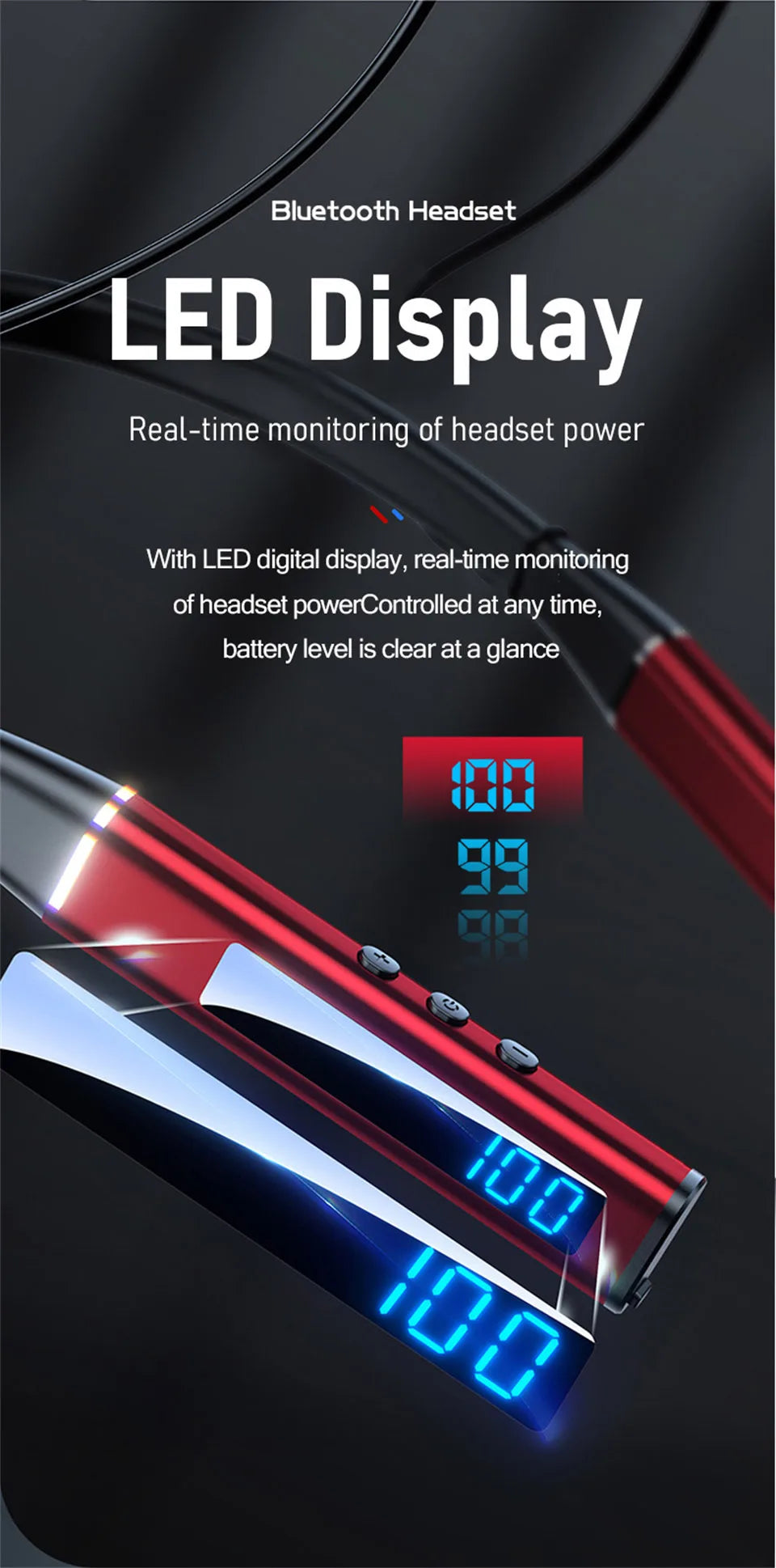 Neckband Earphone With Microphone Auriculate Sport Headset HD Bass Sd Card