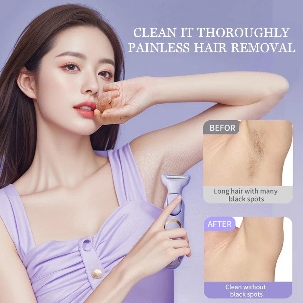 5-in-1 Painless Women’s Shaver – Epilator & Razor for Sensitive Areas
