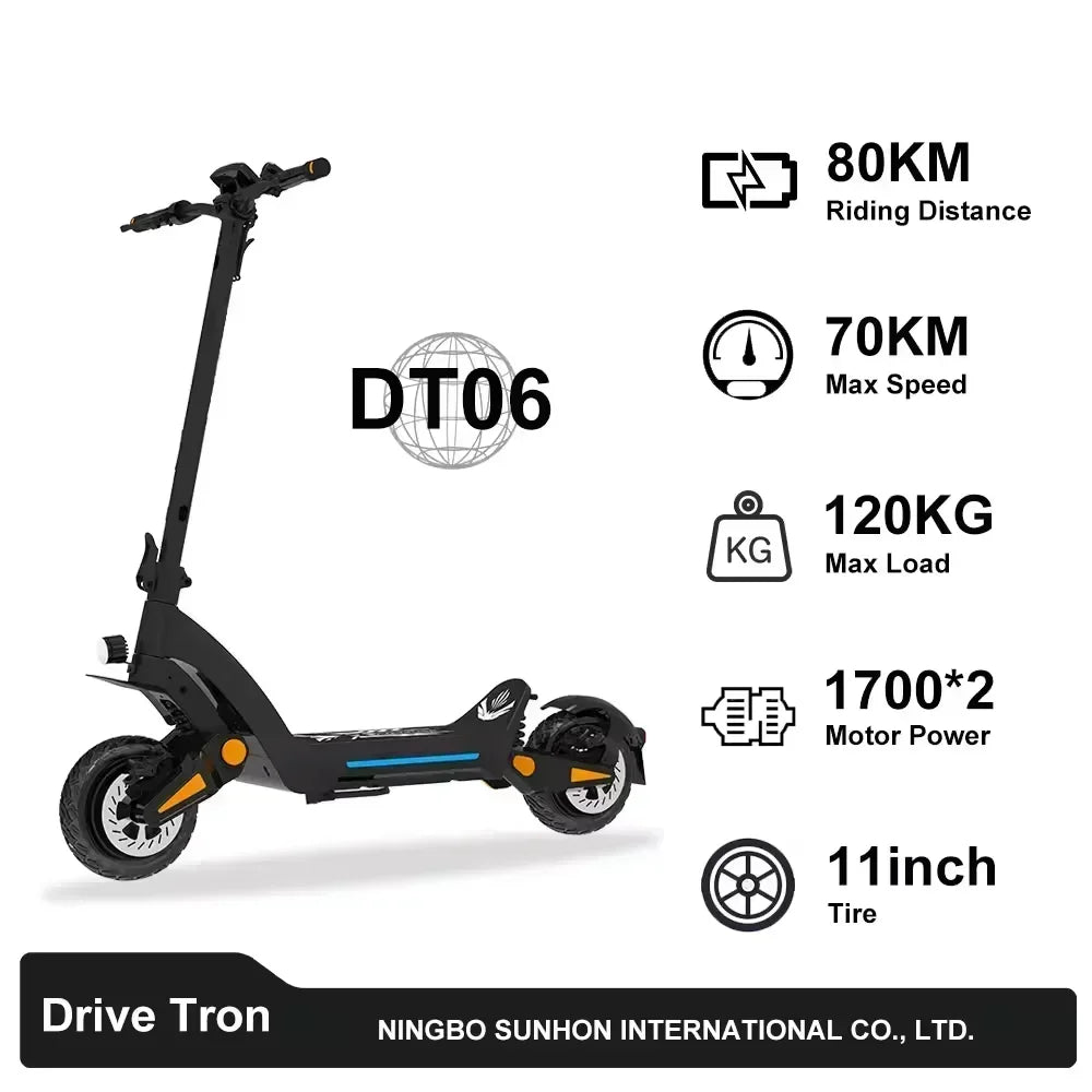2400W Dual-Motor Electric Scooter – 60V Battery, 50-Mile Range