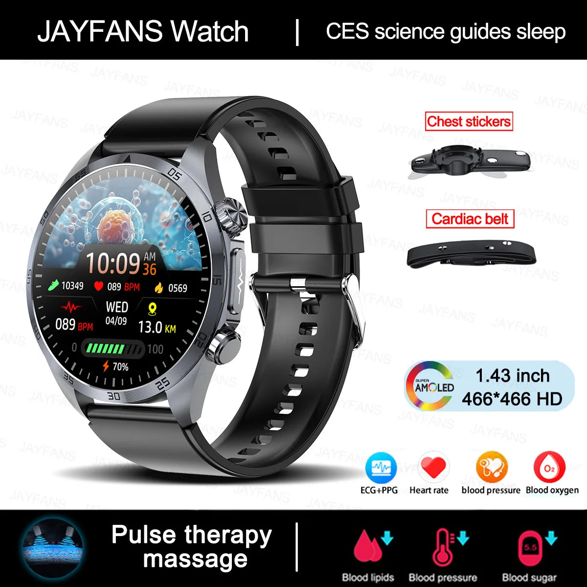 Xiaomi Medical Grade Smartwatch – ECG, Blood Glucose, Pressure, Laser Therapy