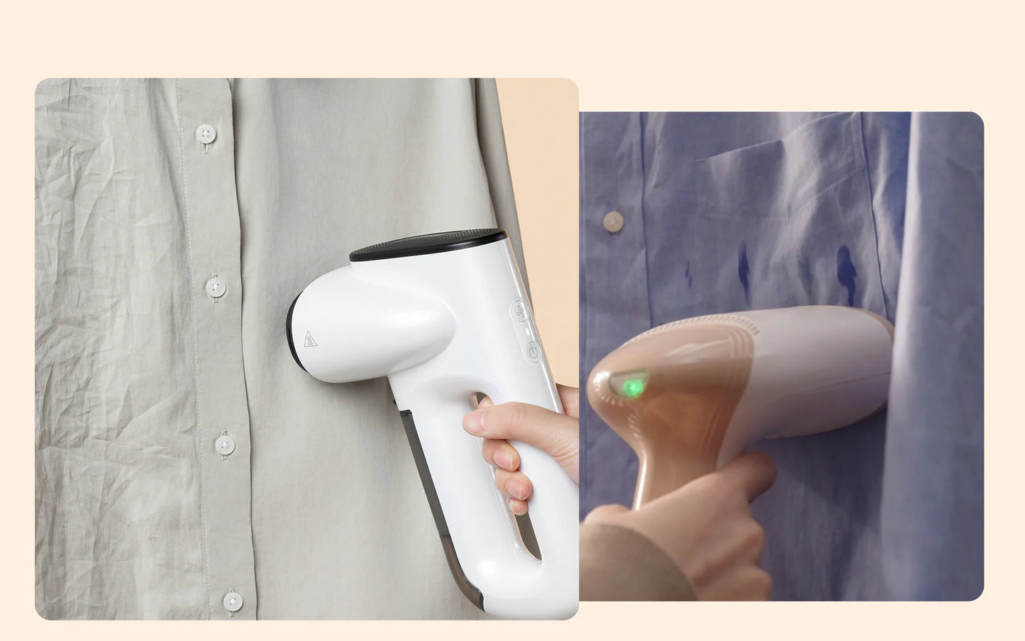Neakasa Portable Electric Clothes Steam Iron with Mite Removal & Self-Suction for Travel & Home