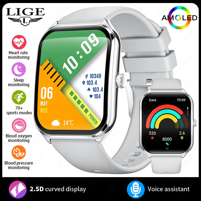 Ultra-Thin Smartwatch – Sleek Design, Daily Activity Tracking