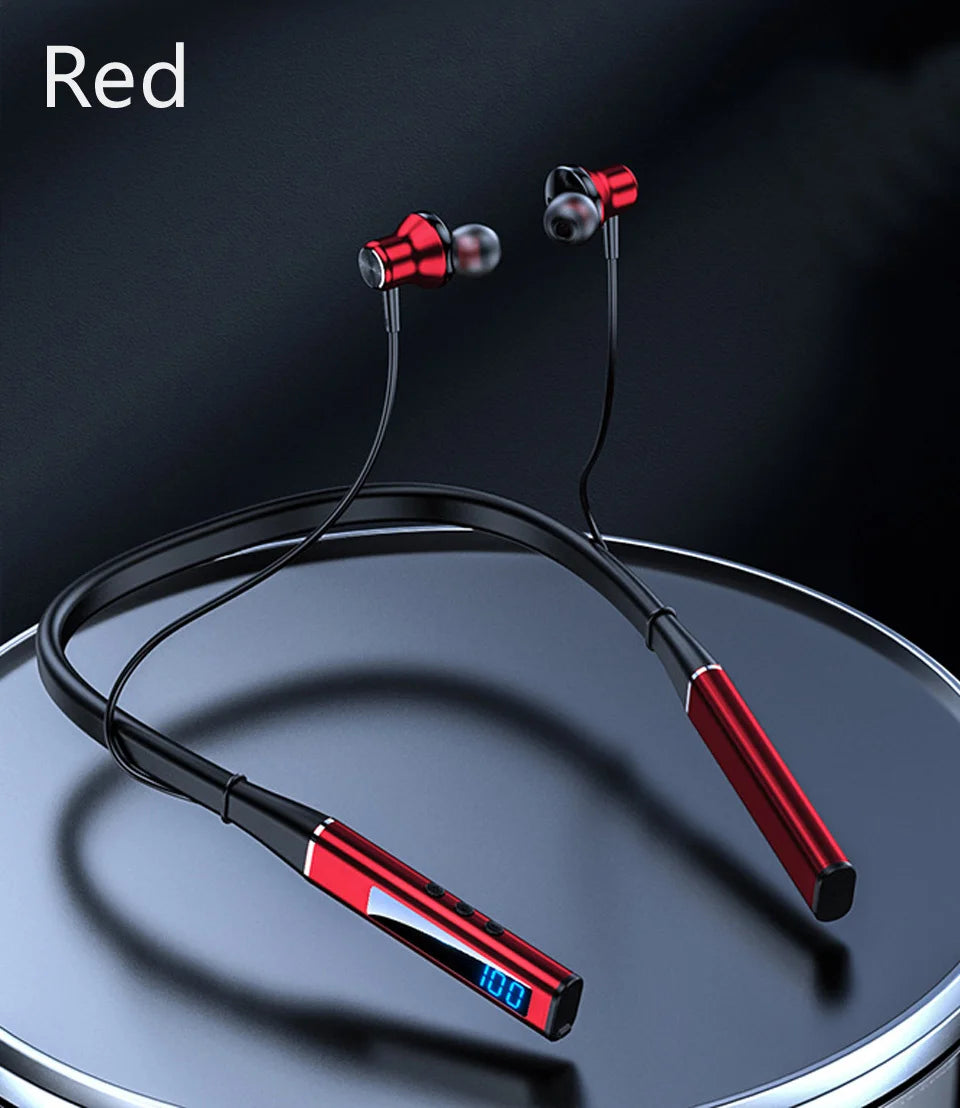 Neckband Earphone With Microphone Auriculate Sport Headset HD Bass Sd Card