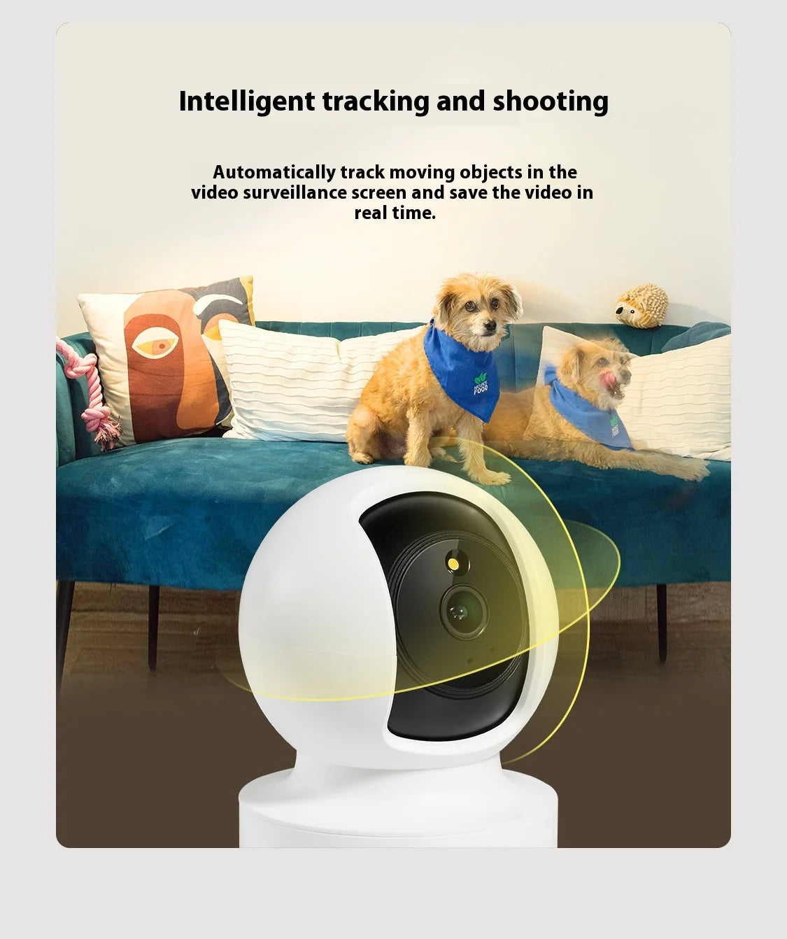 TP-Link 4MP Smart PTZ Camera – Full-Color Night Vision, Intercom & Wireless Control