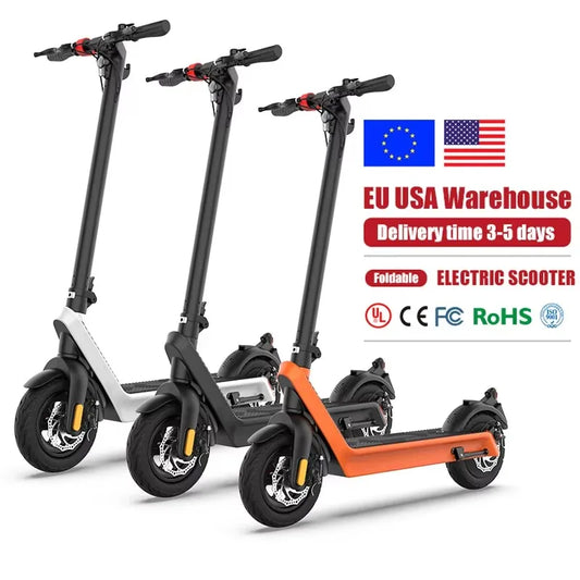X9 10″ Foldable Off-Road Electric Scooter – Big Wheels & Safety Brakes