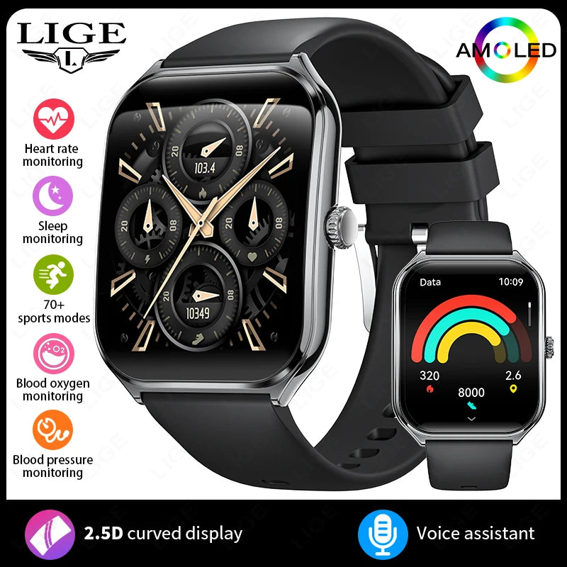 Ultra-Thin Smartwatch – Sleek Design, Daily Activity Tracking