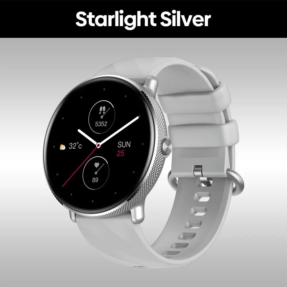 Zeblaze GTR 3 Pro Smartwatch – 1.43″ AMOLED, Voice Calling, Stainless