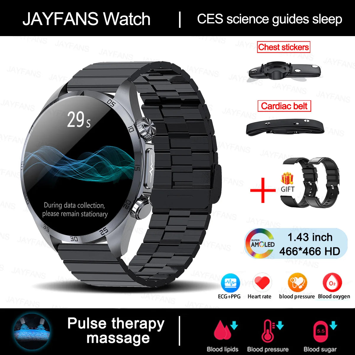 Xiaomi Medical Grade Smartwatch – ECG, Blood Glucose, Pressure, Laser Therapy