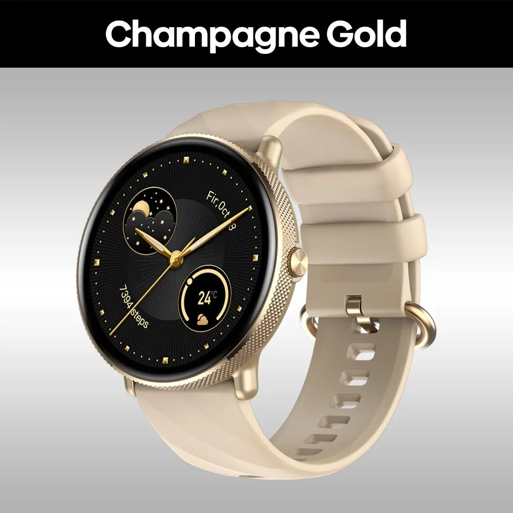 Zeblaze GTR 3 Pro Smartwatch – 1.43″ AMOLED, Voice Calling, Stainless