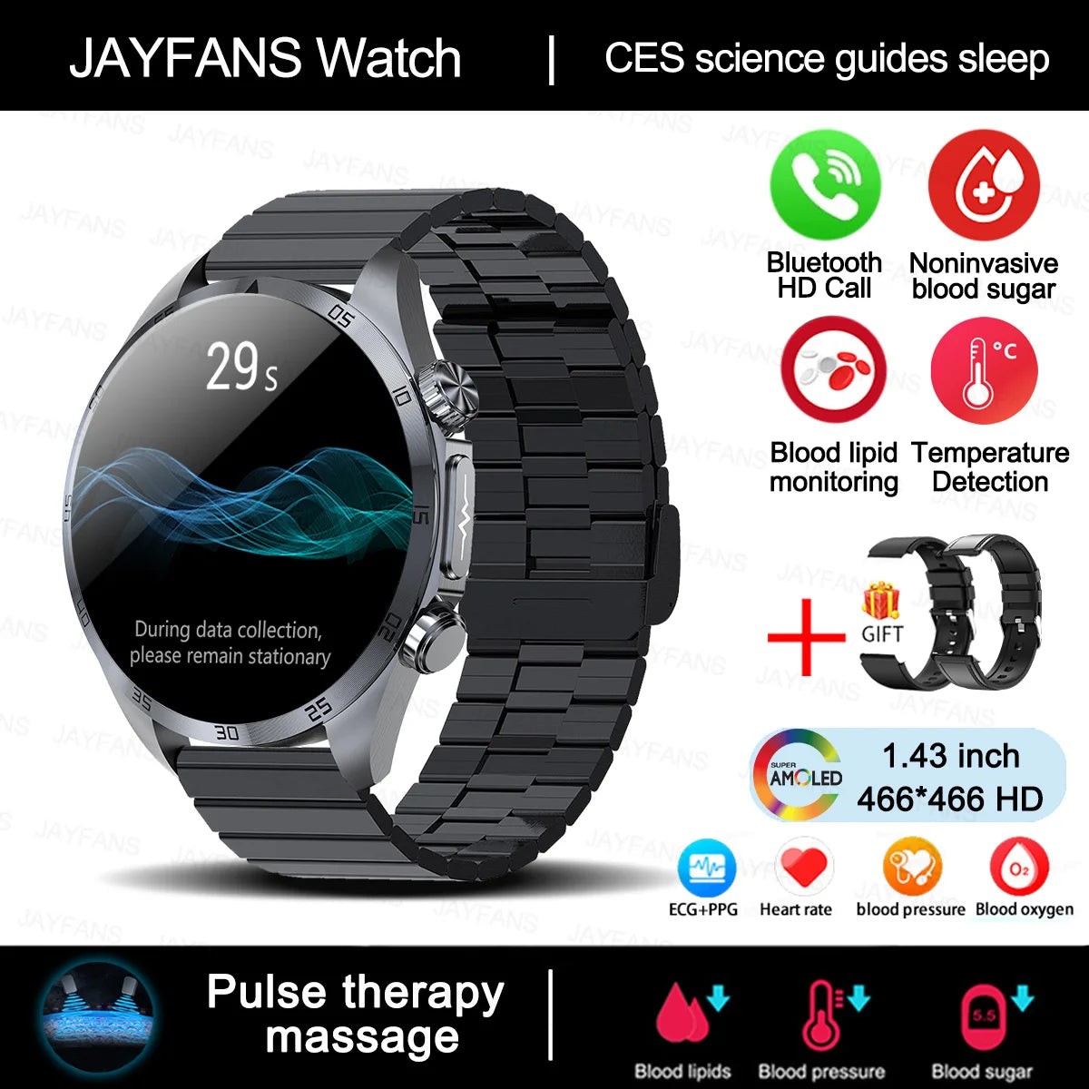 Xiaomi Medical Grade Smartwatch – ECG, Blood Glucose, Pressure, Laser Therapy