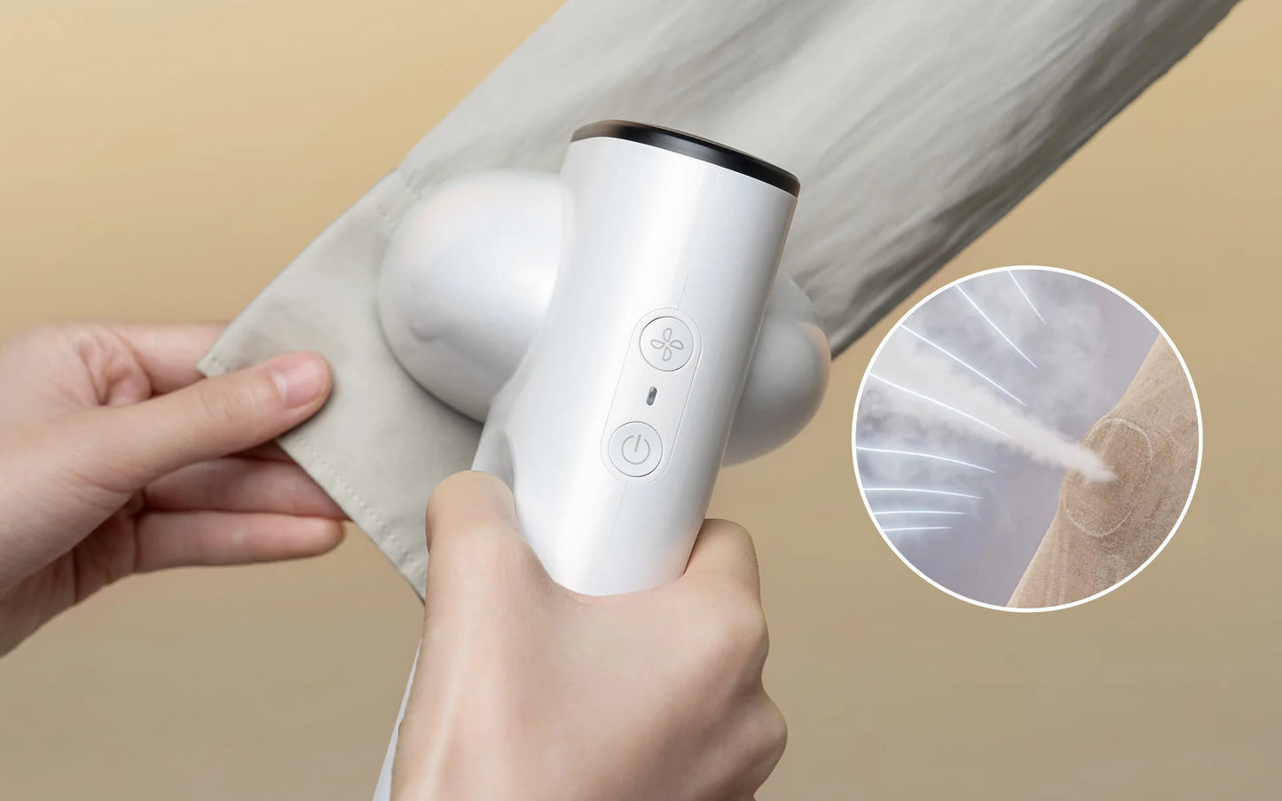 Neakasa Portable Electric Clothes Steam Iron with Mite Removal & Self-Suction for Travel & Home