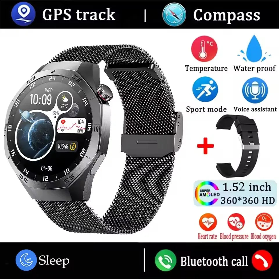 Huawei GT5 Pro Smartwatch – AMOLED, GPS, Heart-Rate, Waterproof