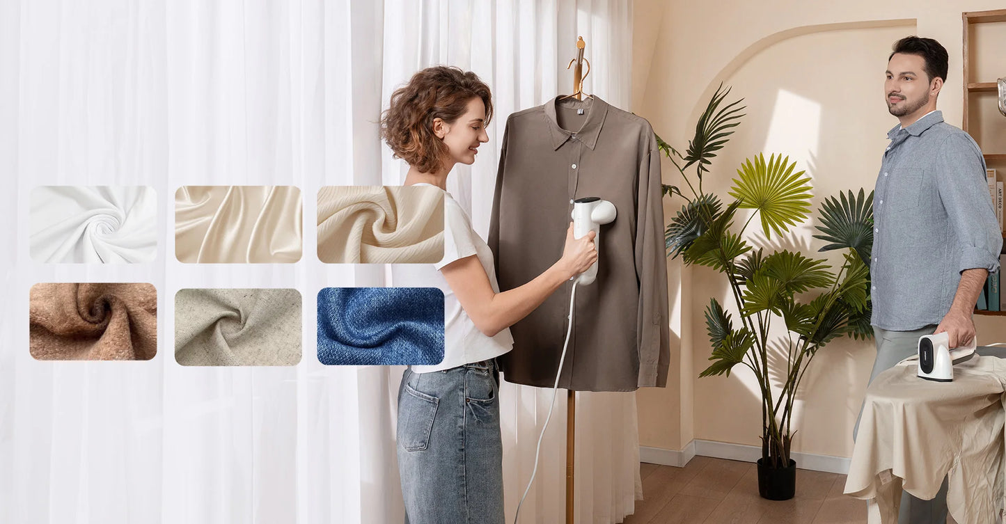 Neakasa Portable Electric Clothes Steam Iron with Mite Removal & Self-Suction for Travel & Home
