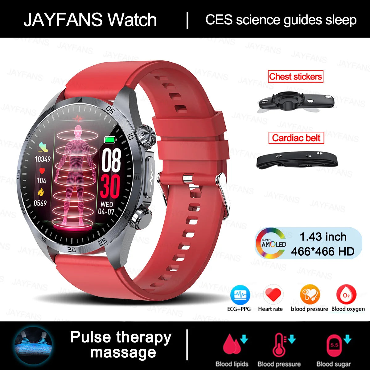 Xiaomi Medical Grade Smartwatch – ECG, Blood Glucose, Pressure, Laser Therapy