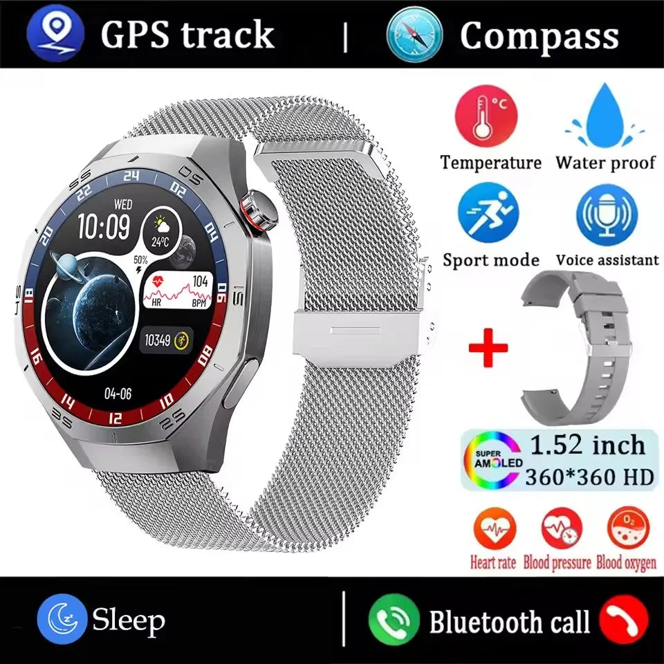 Huawei GT5 Pro Smartwatch – AMOLED, GPS, Heart-Rate, Waterproof