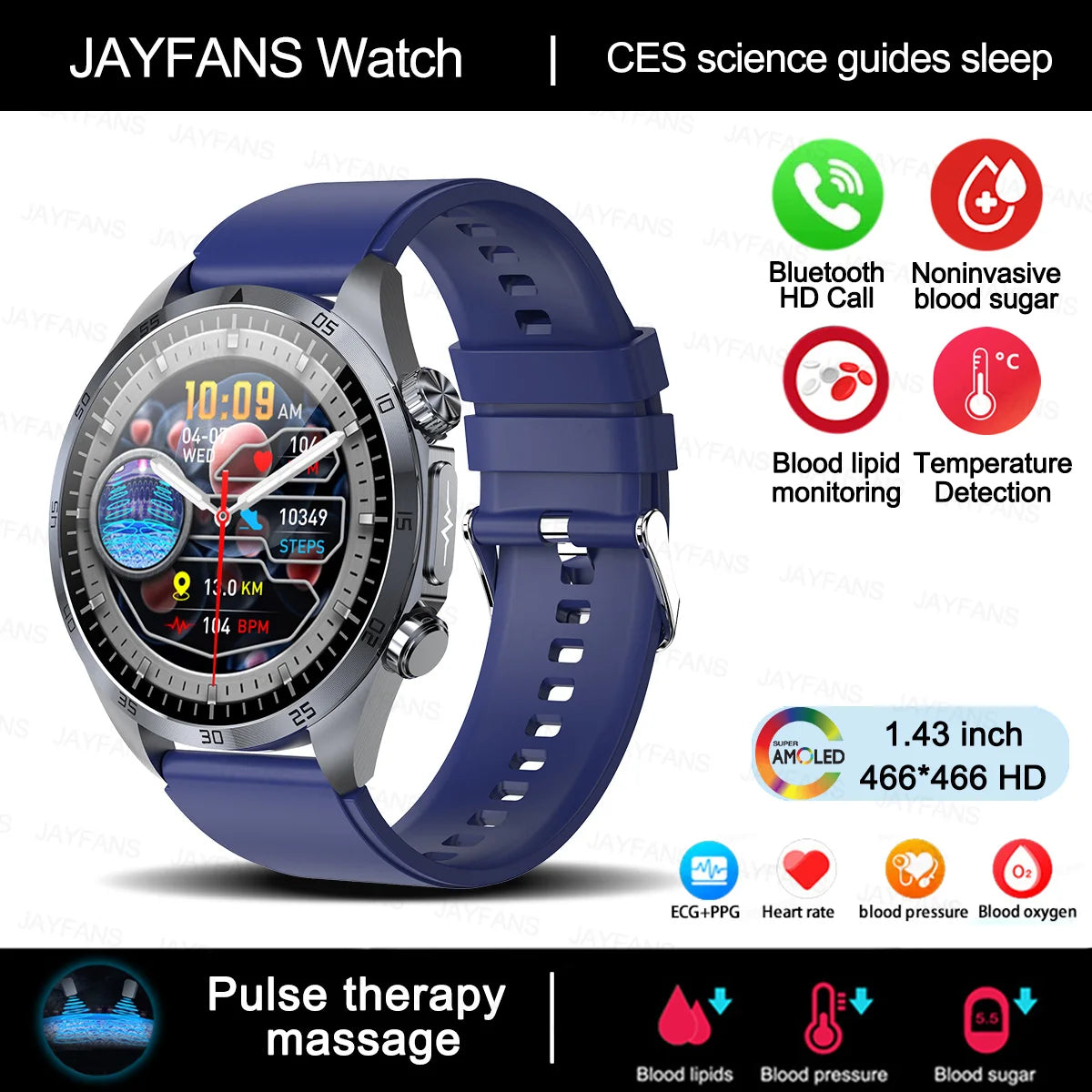 Xiaomi Medical Grade Smartwatch – ECG, Blood Glucose, Pressure, Laser Therapy