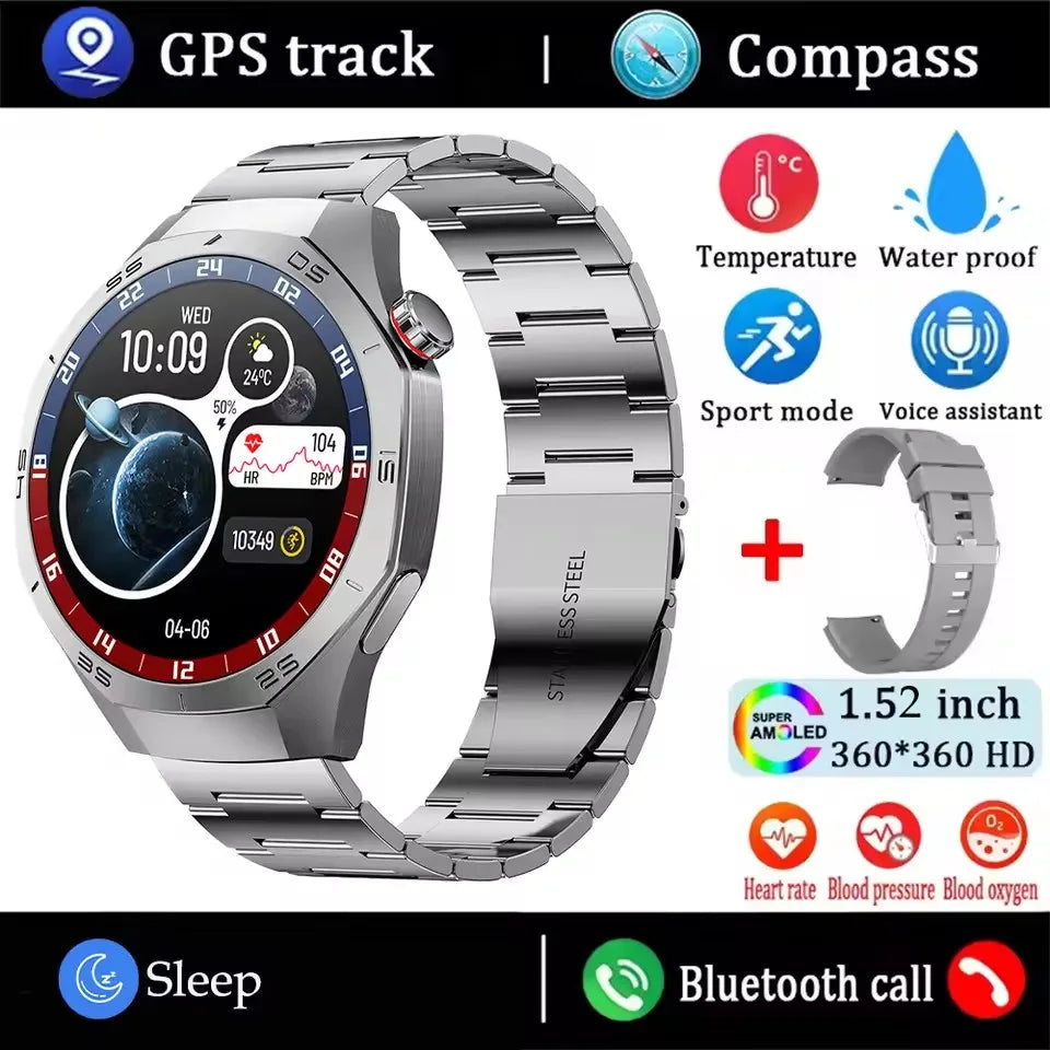 Huawei GT5 Pro Smartwatch – AMOLED, GPS, Heart-Rate, Waterproof
